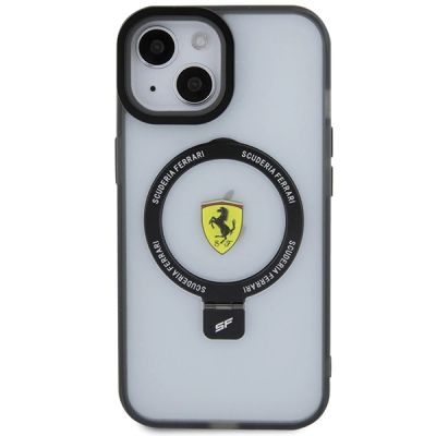 3. Etui Ferrari Ring Stand 2023 Collection MagSafe na iPhone 15 - przezroczyste