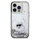 3. Etui Karl Lagerfeld Liquid Glitter Choupette na iPhone 14 Pro - przezroczyste