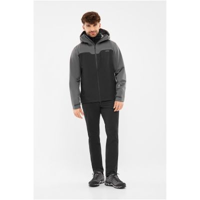 Kurtka męska hardshell z bluzą Primaloft VIKING Ravelo 3 in 1 Man czarno szara   XXXL