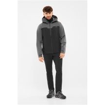 Kurtka męska hardshell z bluzą Primaloft VIKING Ravelo 3 in 1 Man czarno szara   XXXL