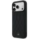 2. Etui Mercedes Leather with Crossed Lines MagSafe na iPhone 17 Pro - czarne