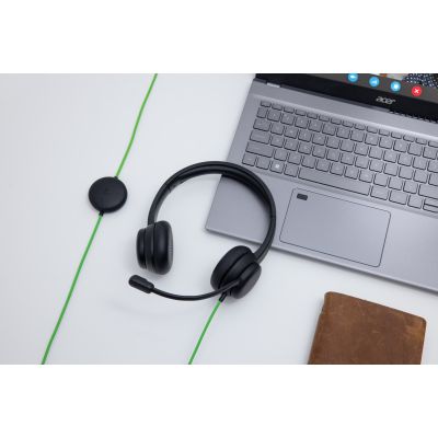 4. Konferencyjny zestaw słuchawkowy Acer z mikrofonem, USB typu A, Czarny