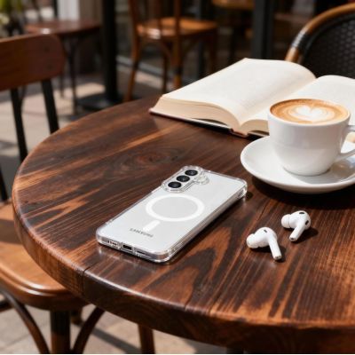 6. Etui Tech-Protect FlexAir MagSafe na Samsung Galaxy S26+ - przezroczyste