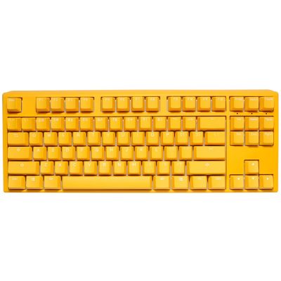Ducky One 3 Yellow TKL klawiatura Gaming USB Niemiecki Żółty