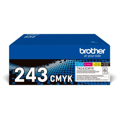 4. Toner Brother zestaw TN243CMYK=TN-243CMYK, 1000 str.