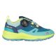 8. Buty Trollkids Trollfjord Hiker Low XT Waterproof niebieski portowy/wiosenny liść/mgła akwamarynowa