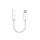 2. Adapter audio Dudao L16C Pro USB-C do mini jack 3.5 mm - biały