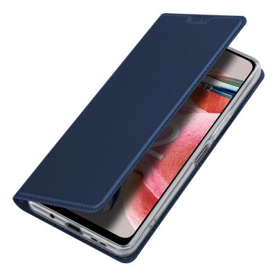 4. Dux Ducis Skin Pro etui do Xiaomi Redmi Note 12 pokrowiec z klapką portfel na kartę podstawka niebieskie