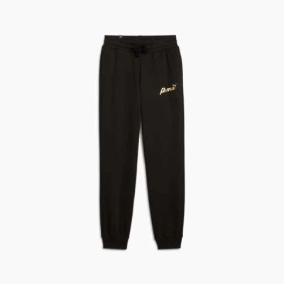 4. Puma spodnie sportowe dresowe dziecięce ESS+ Script dla dziewczynki