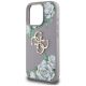 6. Etui Guess Grained Roses Big 4G logo na iPhone 16 Pro - fioletowe