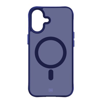 19. Etui 3mk Smoke MagCase na iPhone 16 - niebieskie-półprzezroczyste