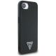 4. Etui Guess Grained Triangle MagSafe na iPhone 16e - czarne