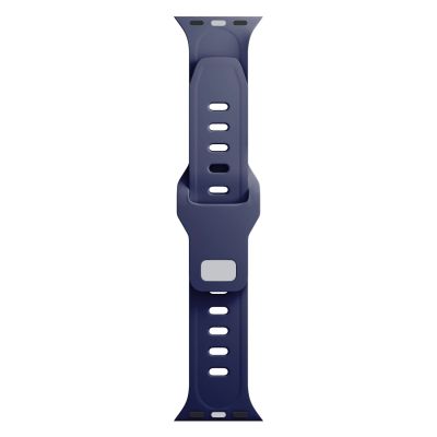 7. Pasek silikonowy 3mk Silicone Watch Strap do Apple Watch 38 / 40 / 41 mm - niebieski