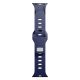 7. Pasek silikonowy 3mk Silicone Watch Strap do Apple Watch 38 / 40 / 41 mm - niebieski