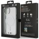 8. Etui BMW Silver Ring MagSafe na iPhone 14 Plus - przezroczyste
