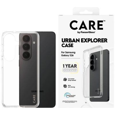 Etui CARE by PanzerGlass Urban Explorer Transparent na Samsung Galaxy S26 - przezroczyste