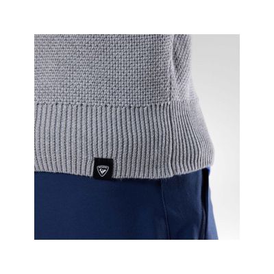 6. Sweter męski ROSSIGNOL M Knitted Cn Sweater szary