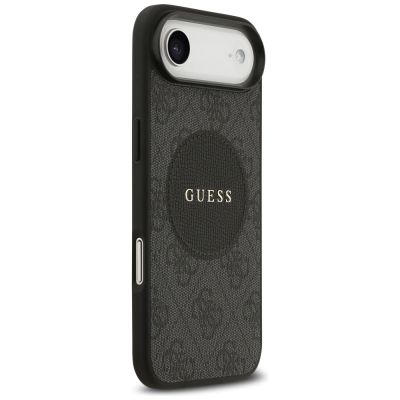 4. Etui Guess 4G Circle Classic Logo MagSafe na iPhone Air - czarne