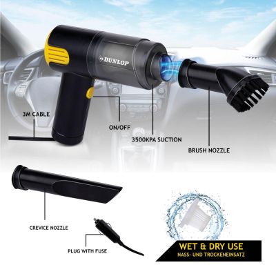 15. ODKURZACZ SAMOCHODOWY RĘCZNY 12V DUNLOP