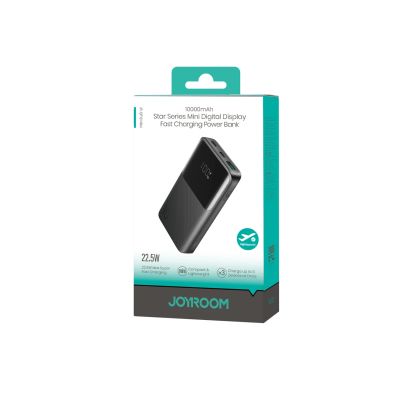 6. Powerbank Joyroom JR-QP191 Star Series Mini 10000mAh 22,5W z wyświetlaczem cyfrowym - czarny