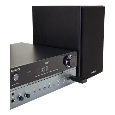 2. AIWA wieża MSBTU-700DAB 2x25W czarna