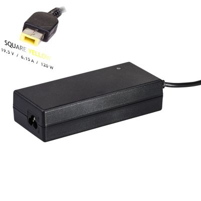 2. Zasilacz sieciowy Akyga AK-ND-52 do notebooka IBM, Lenovo (19,5 V; 6,15 A; 120W; Slim Tip, Square yellow )