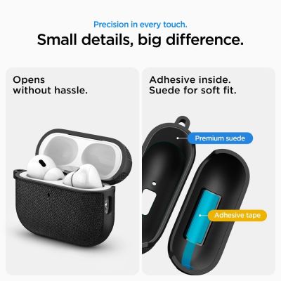 13. Etui Spigen Urban Fit na AirPods Pro 3 - czarne