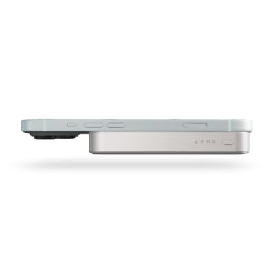 5. ZENS Slim Qi2 Aluminium Powerbank - magnetyczny powerbank 10000 mAh kompatybilny z MagSafe i Qi2 (white)
