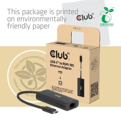 9. CLUB3D CAC-2531 stacja dokująca Przewodowa USB 3.2 Gen 1 (3.1 Gen 1) Type-C Czarny