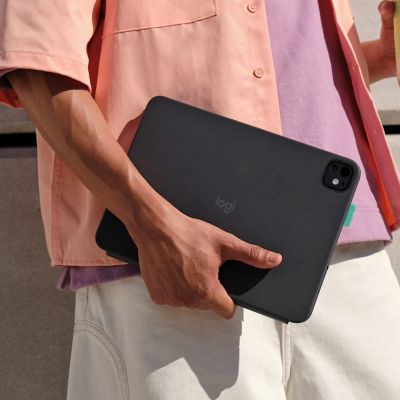 3. Logitech Flip Folio QWERTZ Niemiecki Bluetooth Grafitowy