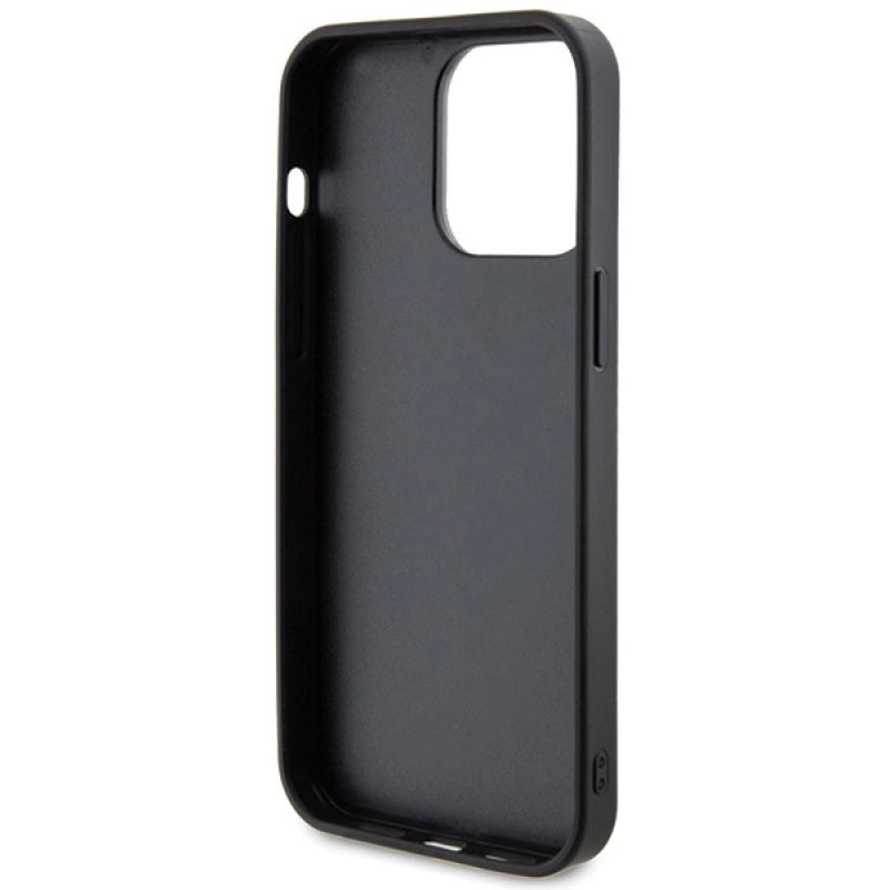 7. Etui Guess Rhinestone Metal Logo na iPhone 15 Pro - żółte