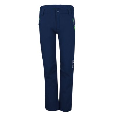 Spodnie softshellowe dziewczęce/chłopięce Trollkids Kids Fjell Softshell Pant granatowe (117-100)