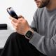 7. Bransoleta Tech-Protect Stainless na Apple Watch 44 / 45 / 46 / 49 mm - srebrno-pomarańczowa