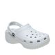 2. Chodaki damskie Crocs Classic Platform złamana biel 206750 1NK