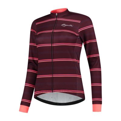 Rogelli kurtka zimowa damska STRIPE bordowa M