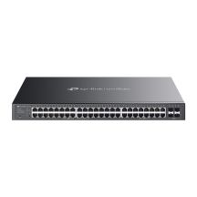TP-Link Omada SG2452LP przełącznik sieciowy Zarządzany L2/L2+ Gigabit Ethernet (10/100/1000) Obsługa PoE 1U Czarny