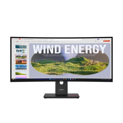 14. Monitor Lenovo ThinkVision T34WD-40 64AEGAT1EU_D LED display 86,4cm (34") 3440 x 1440 px Wide Quad HD Czarny