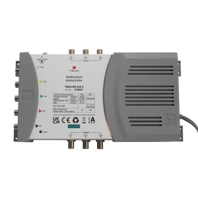4. Triax 318601 multiswitch sygnału satelitarnego 5 wejś. 6 wyjś.