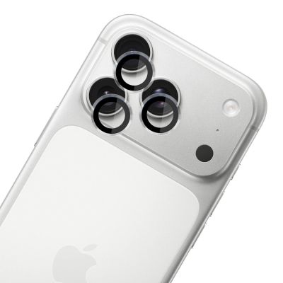 4. Szkło hartowane na obiektyw aparatu 3mk Lens Protection Pro Black na iPhone 18 Pro / 18 Pro Max