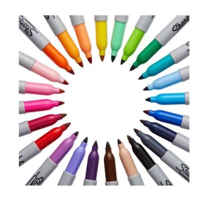 4. Sharpie Fine marker 18 szt. Końcówka cienka Wielobarwny