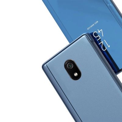 6. Clear View Case futerał etui z klapką Xiaomi Redmi 8A czarny