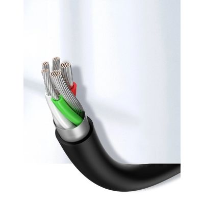 8. Kabel Ugreen US287 60115 USB-A / USB-C 2A 0.5m - czarny