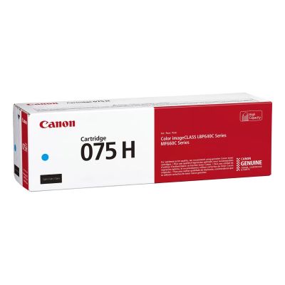 2. Canon 075 H kaseta z tonerem 1 szt. Oryginalny Cyjan