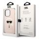 8. Etui Karl Lagerfeld Silicone Karl's Head na iPhone 14 Pro Max - różowe