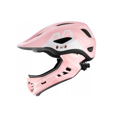 Rockbros kask rowerowy dziecięcy 48-52cm różowy