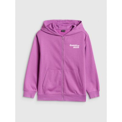 7. Bluza dresowa loose z kapturem dziewczęca 4F 4FJRSS26TSWSF2902-51S