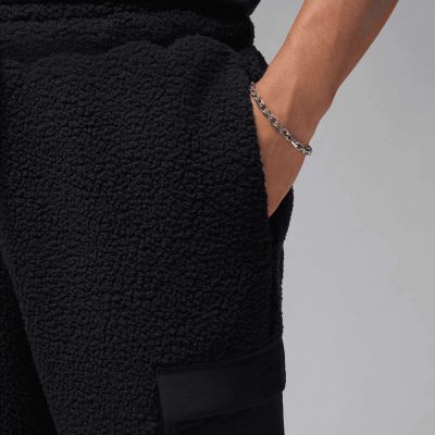 3. Spodnie męskie Air Jordan Flight Sherpa Pants Czarne - FV7450-010