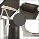 5. FOTEL CAMPINGOWY HIGH DELUXE Z ZAGŁÓWKIEM ALUMINIOWY ANTRACYT REDCLIFFS