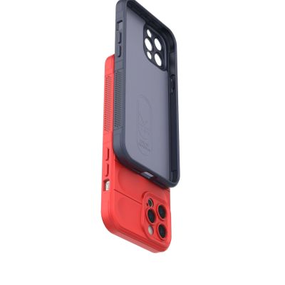 17. Magic Shield Case etui do iPhone 12 Pro Max elastyczny pancerny pokrowiec ciemnoniebieski