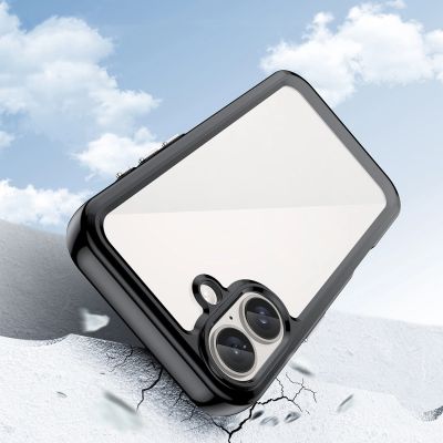 3. Etui Outer Space Case z żelową ramką do iPhone 16 - czarne